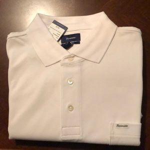 White polo. Never worn.  Bought at Company store in Atlanta.
